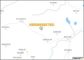 map of Karahasantaşı