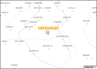 map of Karahasan