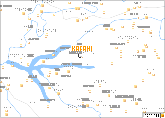 map of Karāhi