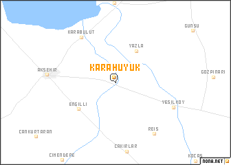 map of Karahüyük