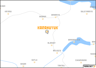 map of Karahüyük