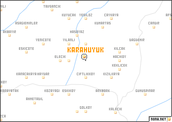 map of Karahüyük