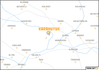 map of Karahüyük