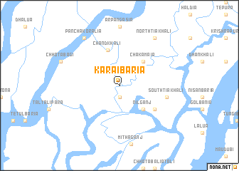 map of Karaibāria