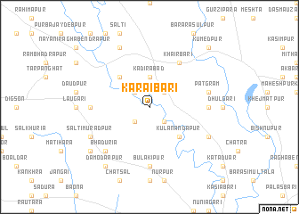 map of Karāibāri