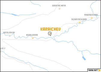 map of Karaichev