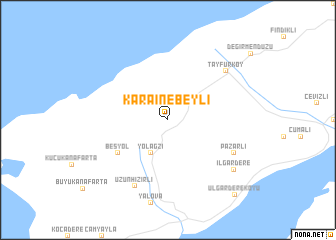 map of Karainebeyli