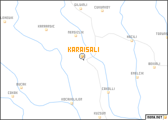 map of Karaisalı