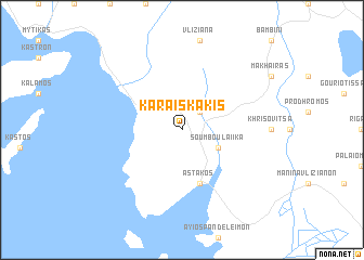 map of Karaïskákis