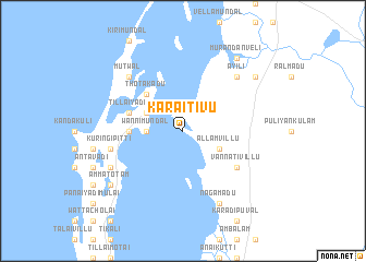 Karaitivu (Sri Lanka) map - nona.net