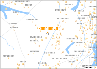 map of Karāiwāla