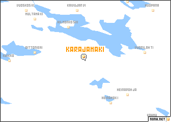 map of Käräjämäki