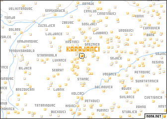 map of Karajanci