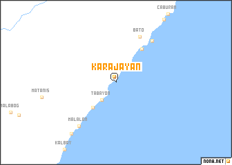 map of Karajayan