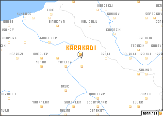 map of Karakadı