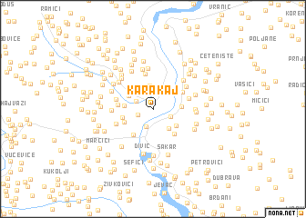 map of Karakaj