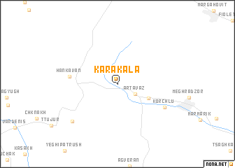 map of Karakala