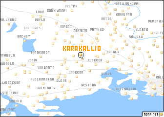 map of Karakallio