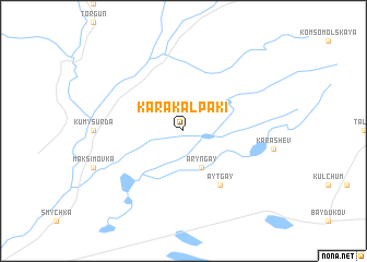 map of Karakalpaki