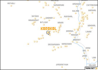 map of Kārakal