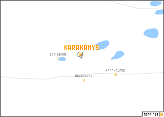 map of Karakamys