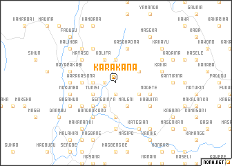 map of Karakana