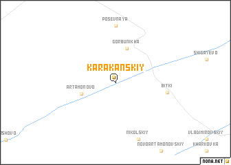map of Karakanskiy