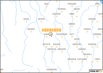 map of Karakara