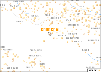 map of Karakaši