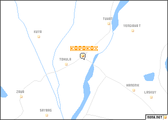 map of Karakax