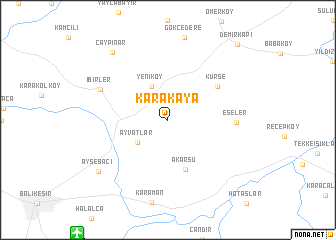 map of Karakaya