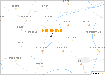 map of Karakaya