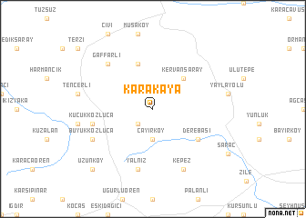 map of Karakaya