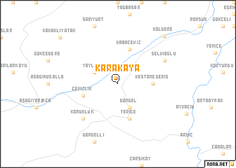 map of Karakaya