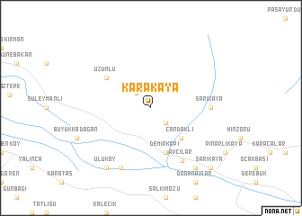 map of Karakaya