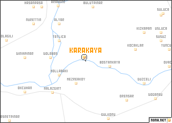 map of Karakaya