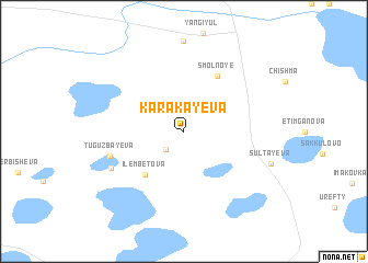 map of Karakayeva