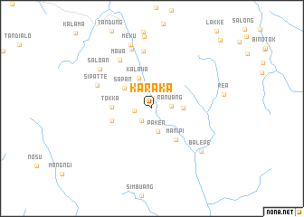 map of Karaka