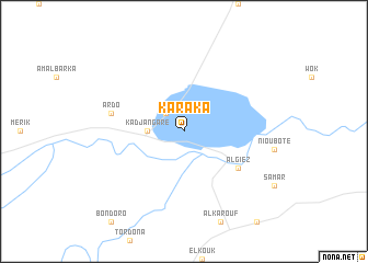 map of Karaka