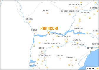 map of Karakchi