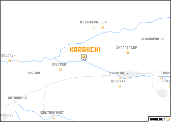 map of Karakchi