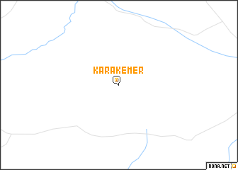 map of Kara-Kemer