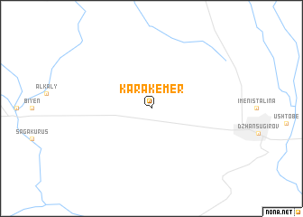 map of Karakemer