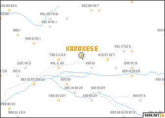 map of Karakese