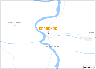 map of Kara-Khak