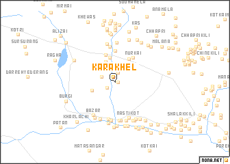 map of Kara Khel