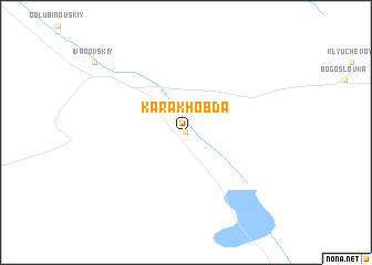 map of Karakhobda