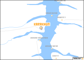 map of Karakhun