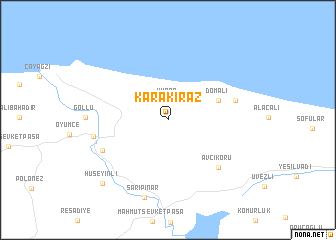 map of Karakiraz