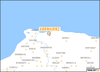 map of Karakiraz